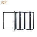 Japanese lowes glass interior accordion folding  door